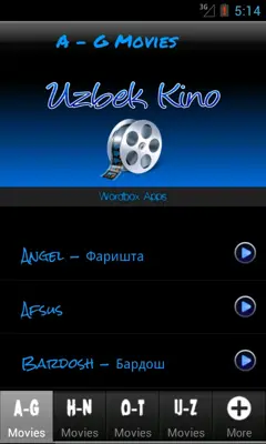 Uzbek Kino android App screenshot 11