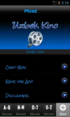 Uzbek Kino android App screenshot 8